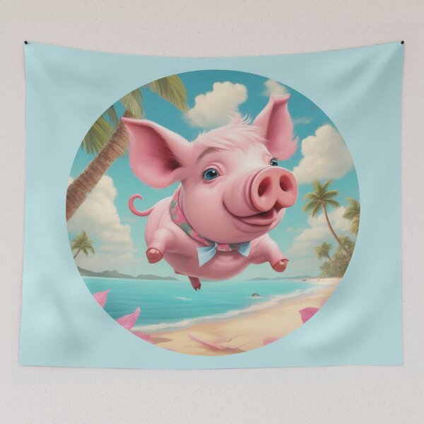 Item preview, Pigs Fly in Paradise designed and sold by Vin  Zzep.