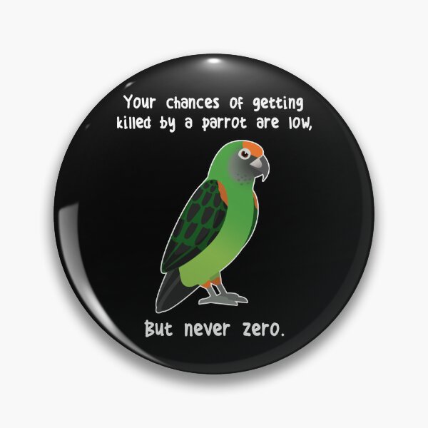Item preview, Jardine's Parrot Never Zero designed and sold by Clara Hollins.