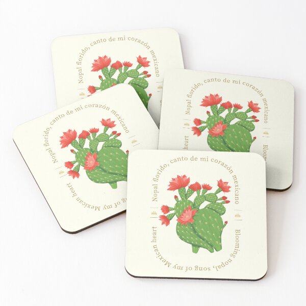 Item preview, Nopal Blooming Heart designed and sold by miim ilustra.