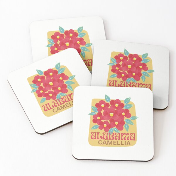 Artikelvorschau, Alabama State Kamelienblume Buntes T-Shirt Sticker entworfen und verkauft von ThinkNature!.