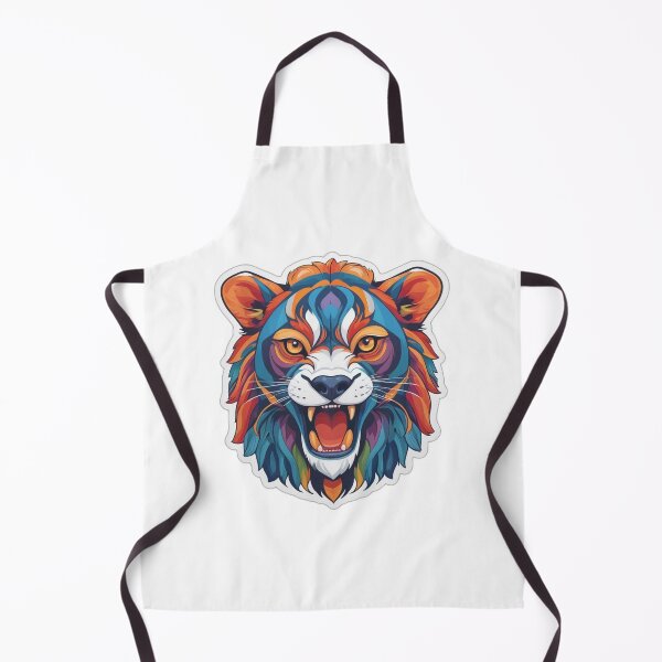 Item preview, Majestic Lion Head Sticker - Bold and Powerful Animal Design designed and sold by Icenutikul1122.