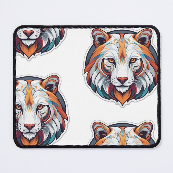 Item preview, Majestic Lion Head Sticker - Bold and Powerful Animal Design designed and sold by Icenutikul1122.