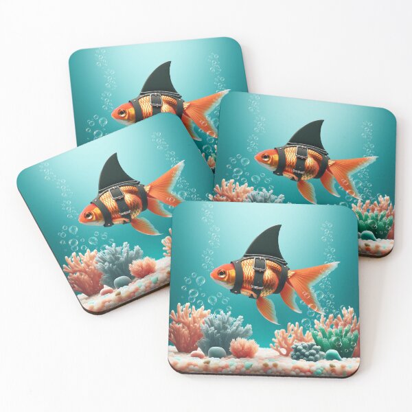 Item preview, Goldfish with a Shark Fin designed and sold by Vin  Zzep.