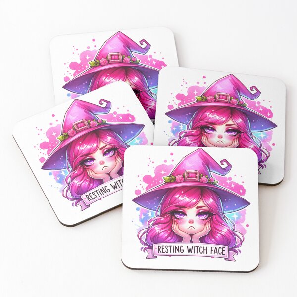 Item preview, Resting Witch Face Sticker and more designed and sold by CRandRRstickers.