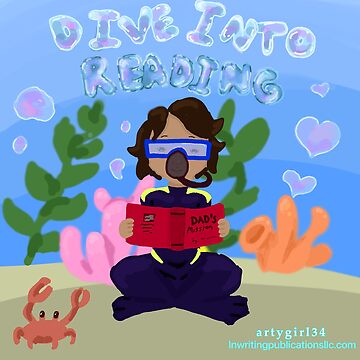 Artwork thumbnail, Reading on the ocean floor by Artygirl34