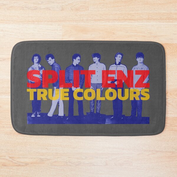 Item preview, Split Enz - Blue, Yellow and Red design based on the True Colours promo picture  designed and sold by geetarv.