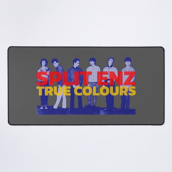Item preview, Split Enz - Blue, Yellow and Red design based on the True Colours promo picture designed and sold by geetarv.