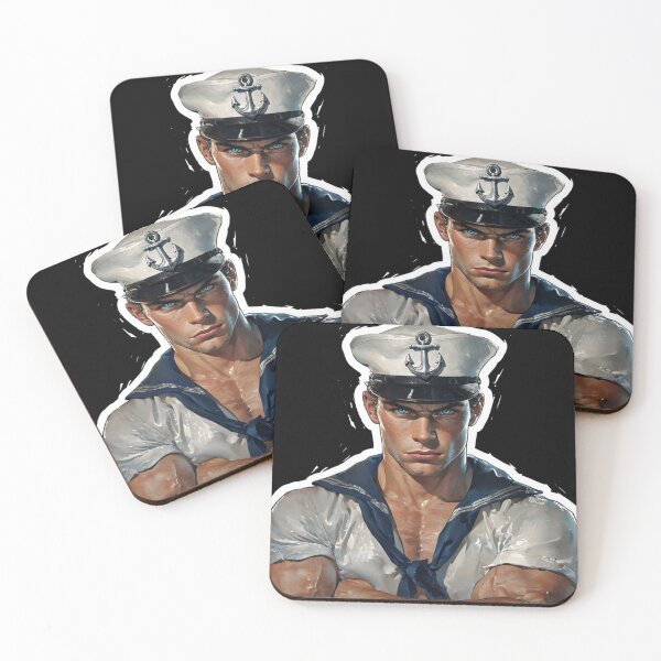 Item preview, Sailor Daddy Gay Pride Graphic Design designed and sold by ItsAKinkThing.