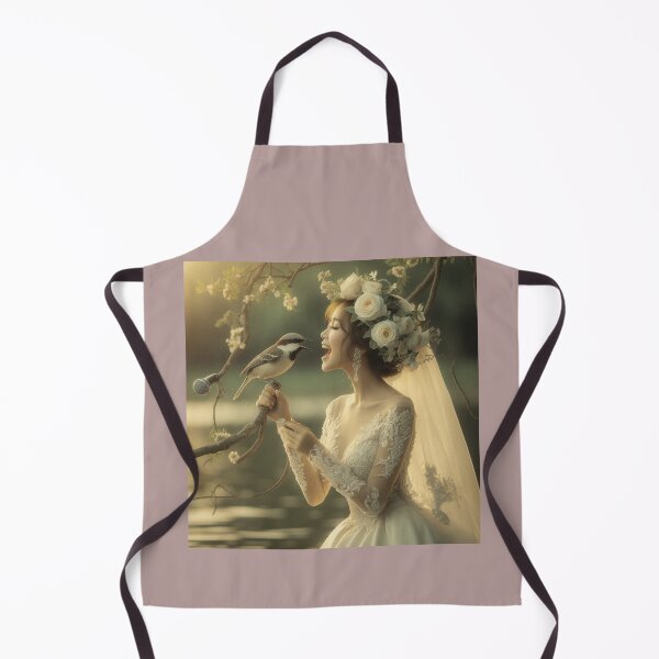 Item preview, Bride Singing to Bird Bridal Harmony designed and sold by choder61.