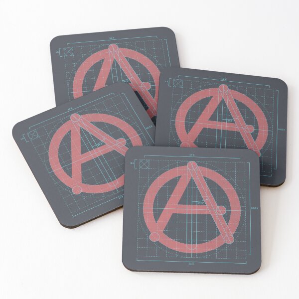 Item preview, anarchist symbol - on 'black' designed and sold by BrownWoodRobot.