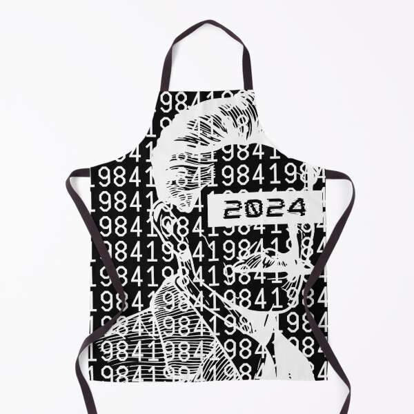Item preview, 40 Years Later Orwell’s 1984 Dystopian Art, Retro Future Propaganda Design, Big Brother Prediction Artwork, Obey and Censorship Conspiracy Illustration designed and sold by DropDeadDsgns.