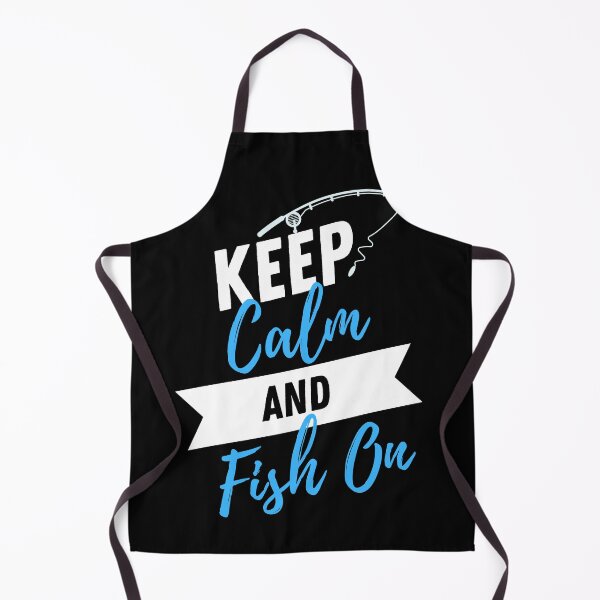 Item preview, Keep Calm and Fish On Funny Fishing designed and sold by TeesForTease.