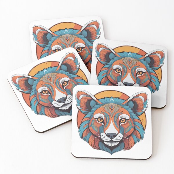 Item preview, Majestic Lion Head Sticker - Bold and Powerful Animal Design designed and sold by Icenutikul1122.