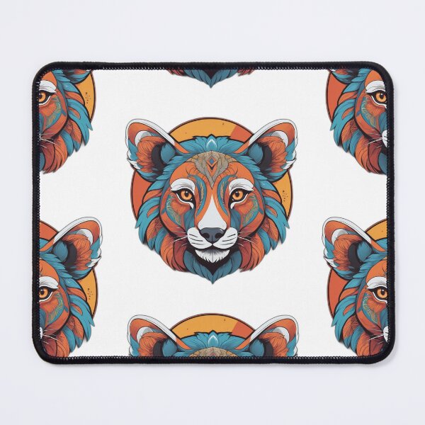 Item preview, Majestic Lion Head Sticker - Bold and Powerful Animal Design designed and sold by Icenutikul1122.