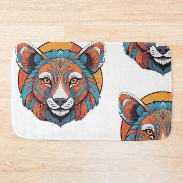 Item preview, Majestic Lion Head Sticker - Bold and Powerful Animal Design designed and sold by Icenutikul1122.