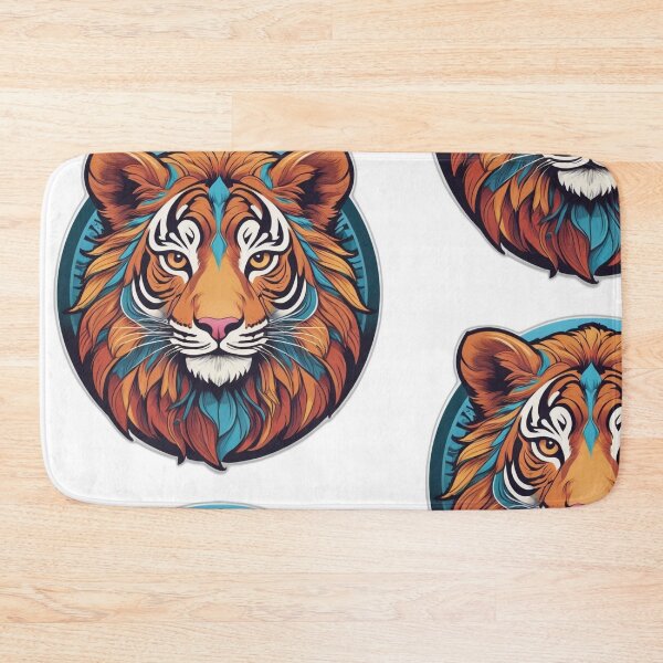Item preview, Majestic Lion Head Sticker - Bold and Powerful Animal Design designed and sold by Icenutikul1122.