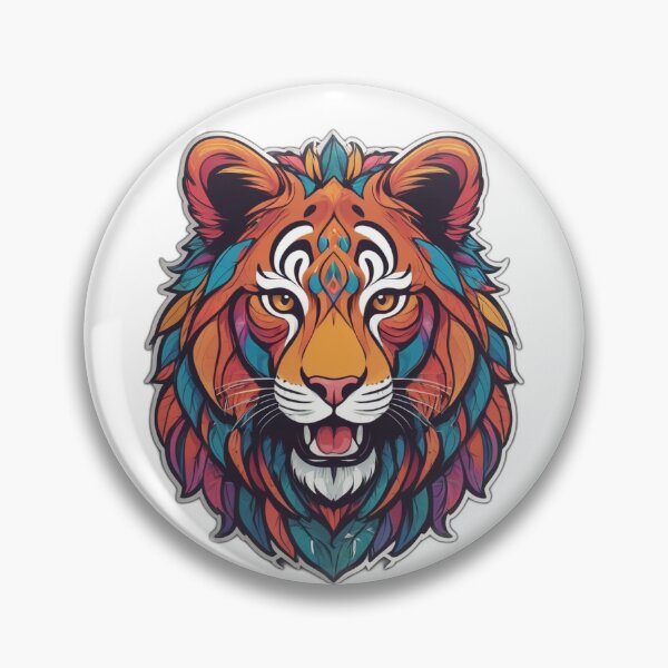 Item preview, Copy of Majestic Lion Head Sticker - Bold and Powerful Animal Design designed and sold by Icenutikul1122.