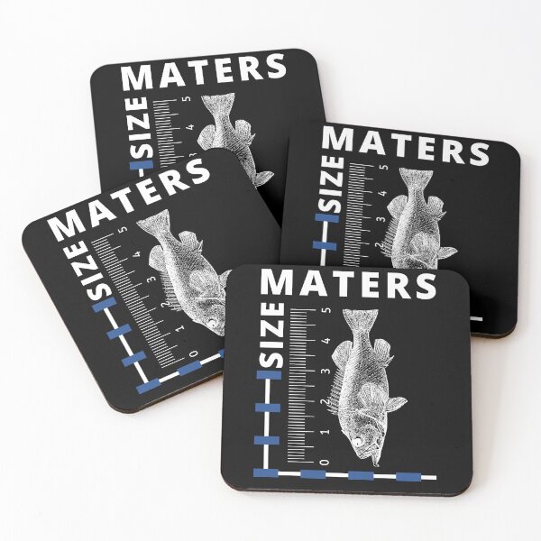 Item preview, Size Matters: Especially When It Comes to Fish! Funny Fishing designed and sold by TeesForTease.