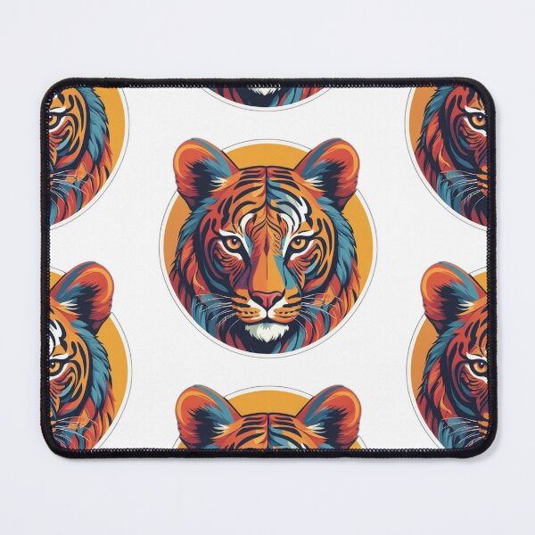 Item preview, Fierce Tiger Head Sticker - Bold and Striking Wildlife Design designed and sold by Icenutikul1122.