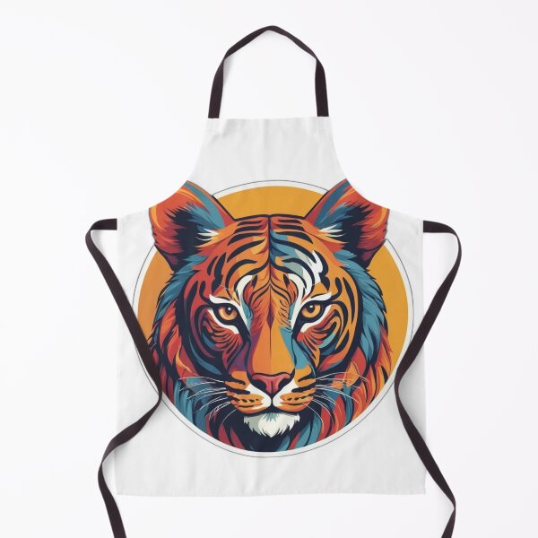 Item preview, Fierce Tiger Head Sticker - Bold and Striking Wildlife Design designed and sold by Icenutikul1122.