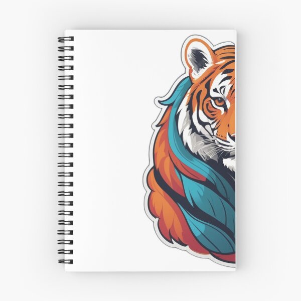 Item preview, Fierce Tiger Head Sticker - Bold and Striking Wildlife Design designed and sold by Icenutikul1122.