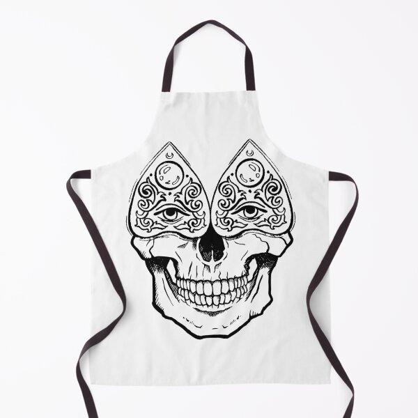 Item preview, Ouija Stare Dark Humor, Occult Goth Seance Art, Creepy Aesthetic Skull, Bold Alt Emo Design, Black And White Macabre designed and sold by DropDeadDsgns.