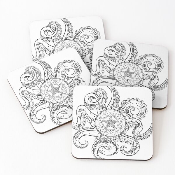 Item preview, Submariner Summoner Goth Tentacle Astrology, Occult Starfish Pentagram, Lovecraft Horror Cthulhu, Nautical Mystic Emo designed and sold by DropDeadDsgns.