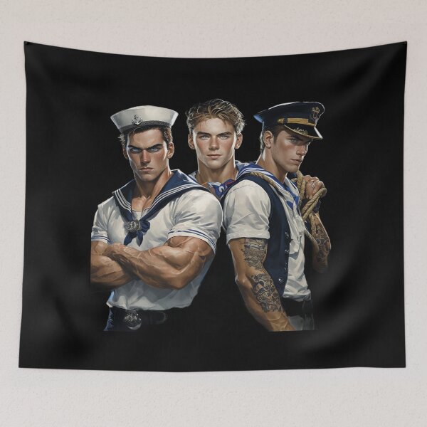 Item preview, Sailors Gay Pride Graphic Design designed and sold by ItsAKinkThing.