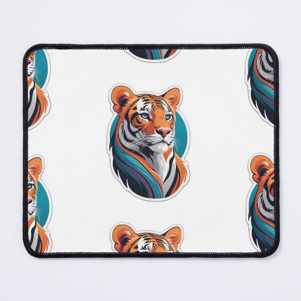 Item preview, Fierce Tiger Head Sticker - Bold and Striking Wildlife Design designed and sold by Icenutikul1122.