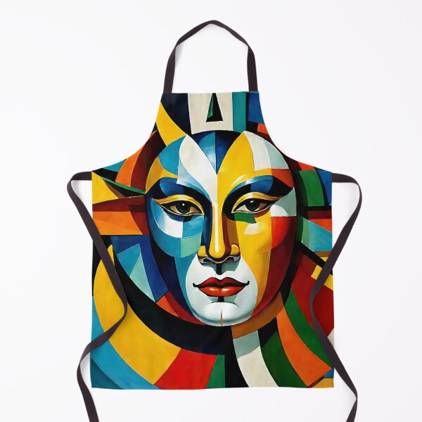 Item preview, Venetian Masquerade, Venice Masks Collection Cubism Art No:7 designed and sold by SofyaliArt.