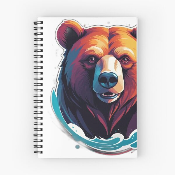 Item preview, Strong Bear Sticker - Bold and Powerful Animal Design for Nature Lovers designed and sold by Icenutikul1122.