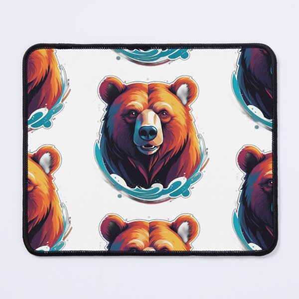 Item preview, Strong Bear Sticker - Bold and Powerful Animal Design for Nature Lovers designed and sold by Icenutikul1122.