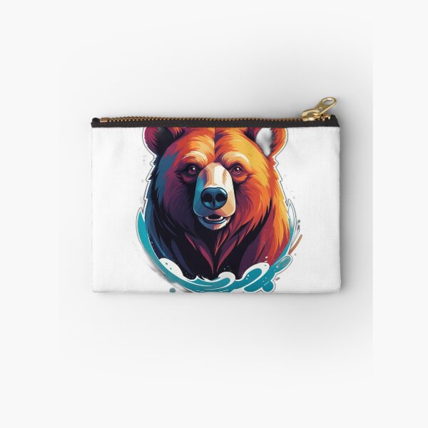 Item preview, Strong Bear Sticker - Bold and Powerful Animal Design for Nature Lovers designed and sold by Icenutikul1122.