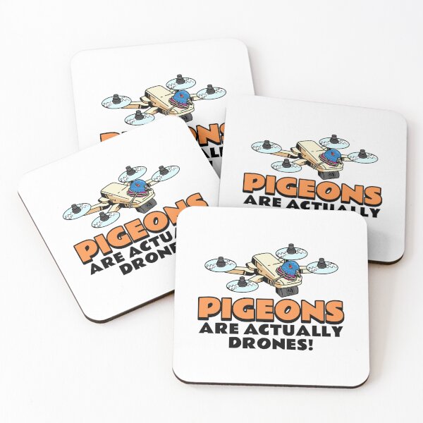 Item preview, Pigeons Are Drone Conspiracy  designed and sold by ThreadmyCanvas.