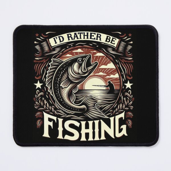 Item preview, I’D Rather Be Fishing designed and sold by Myra365Art.