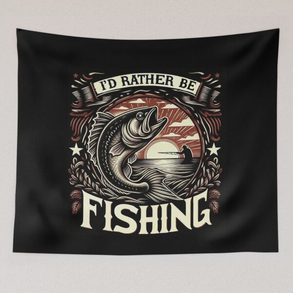 Item preview, I’D Rather Be Fishing designed and sold by Myra365Art.