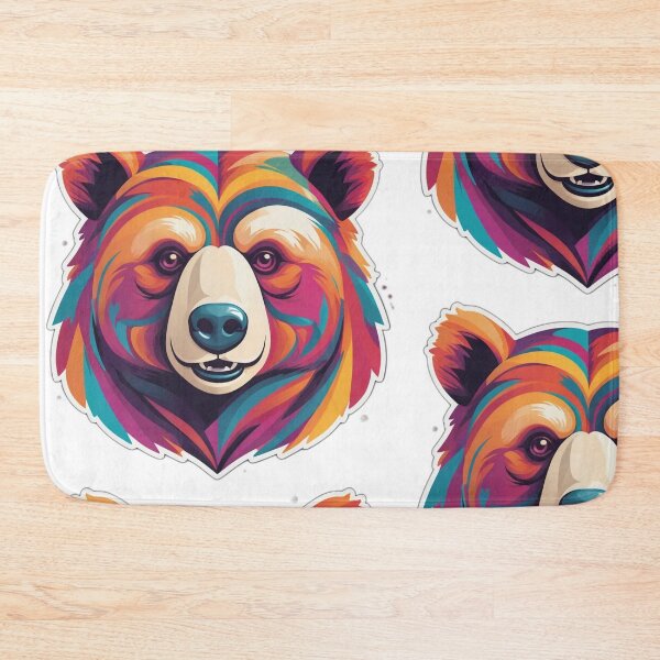 Item preview, Strong Bear Sticker - Bold and Powerful Animal Design for Nature Lovers designed and sold by Icenutikul1122.