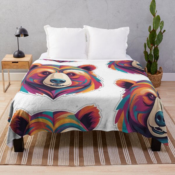 Item preview, Strong Bear Sticker - Bold and Powerful Animal Design for Nature Lovers designed and sold by Icenutikul1122.