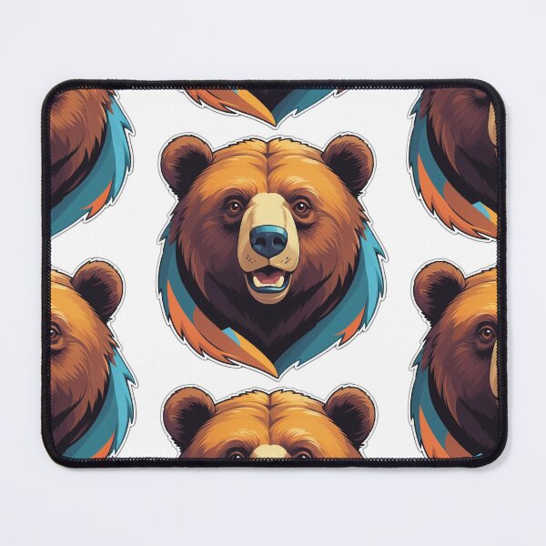 Item preview, Strong Bear Sticker - Bold and Powerful Animal Design for Nature Lovers designed and sold by Icenutikul1122.