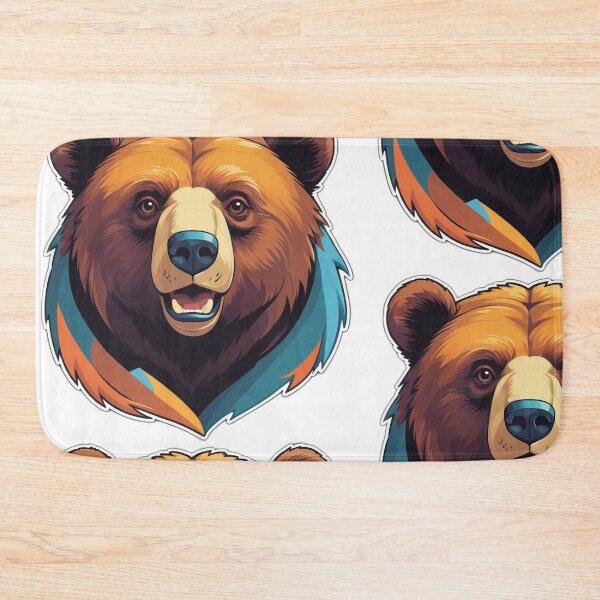 Item preview, Strong Bear Sticker - Bold and Powerful Animal Design for Nature Lovers designed and sold by Icenutikul1122.