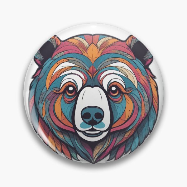 Item preview, Strong Bear Sticker - Bold and Powerful Animal Design for Nature Lovers designed and sold by Icenutikul1122.