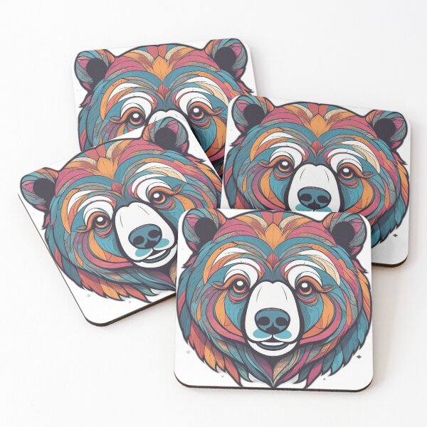 Item preview, Strong Bear Sticker - Bold and Powerful Animal Design for Nature Lovers designed and sold by Icenutikul1122.