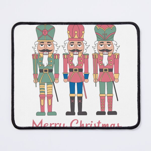 Item preview, Nutcracker Soldiers Merry Christmas designed and sold by Charlietule.