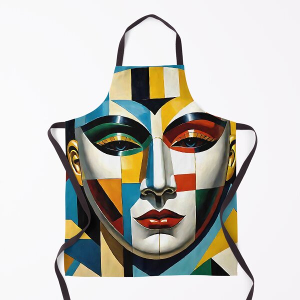 Item preview, Venetian Masquerade, Venice Masks Collection Cubism Art No:8 designed and sold by SofyaliArt.