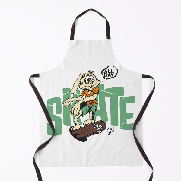 Item preview, Skate All Day - Cool Bunny Skateboarder Illustration designed and sold by Mehmet Hanifi Ekşi.