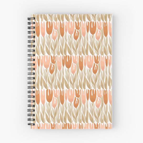 Item preview, Abstract textured tulips pattern designed and sold by DarianaArt.