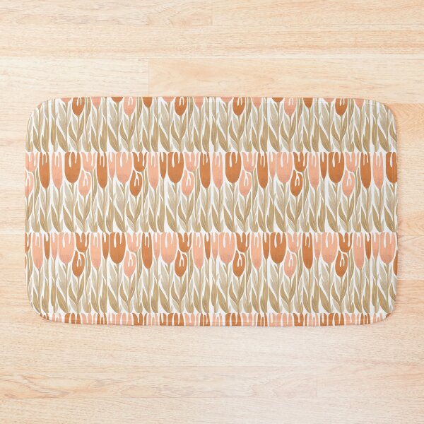 Item preview, Abstract textured tulips pattern designed and sold by DarianaArt.