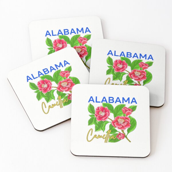 Artikelvorschau, Alabama State Kamelienblume Buntes T-Shirt Sticker entworfen und verkauft von ThinkNature!.