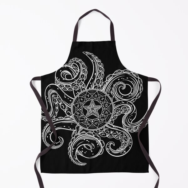 Item preview, Submariner Summoner Cthulhu Pentagram, Nautical Mystic Emo Occult Starfish, Lovecraft Horror Tentacle Astrology designed and sold by DropDeadDsgns.