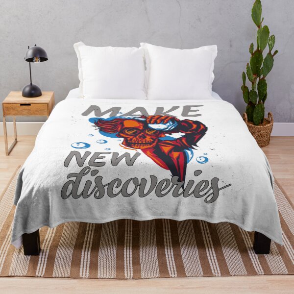 Item preview, Make New Discoveries - Skeleton Diver Adventure Art designed and sold by Mehmet Hanifi Ekşi.